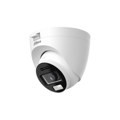 Dahua 4K Smart Dual Light HDCVI Two-way Talk Fixed-focal Eyeball Camera HAC-HDW1801TRQ-IL-T