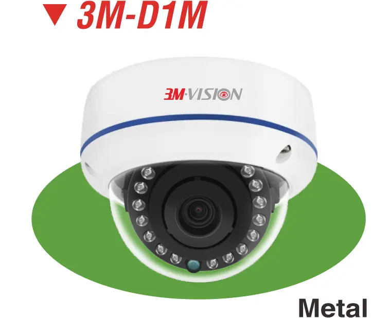 3M Vision 3M-D1M 4K IP Dome Camera