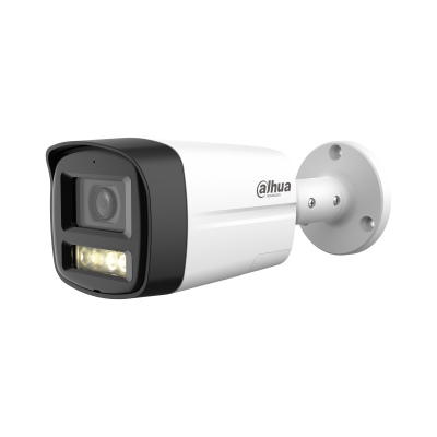 Dahua 4K Smart Dual Light HDCVI Two-way Talk Fixed-focal Bullet Camera HAC-HFW1801TLM-IL-T