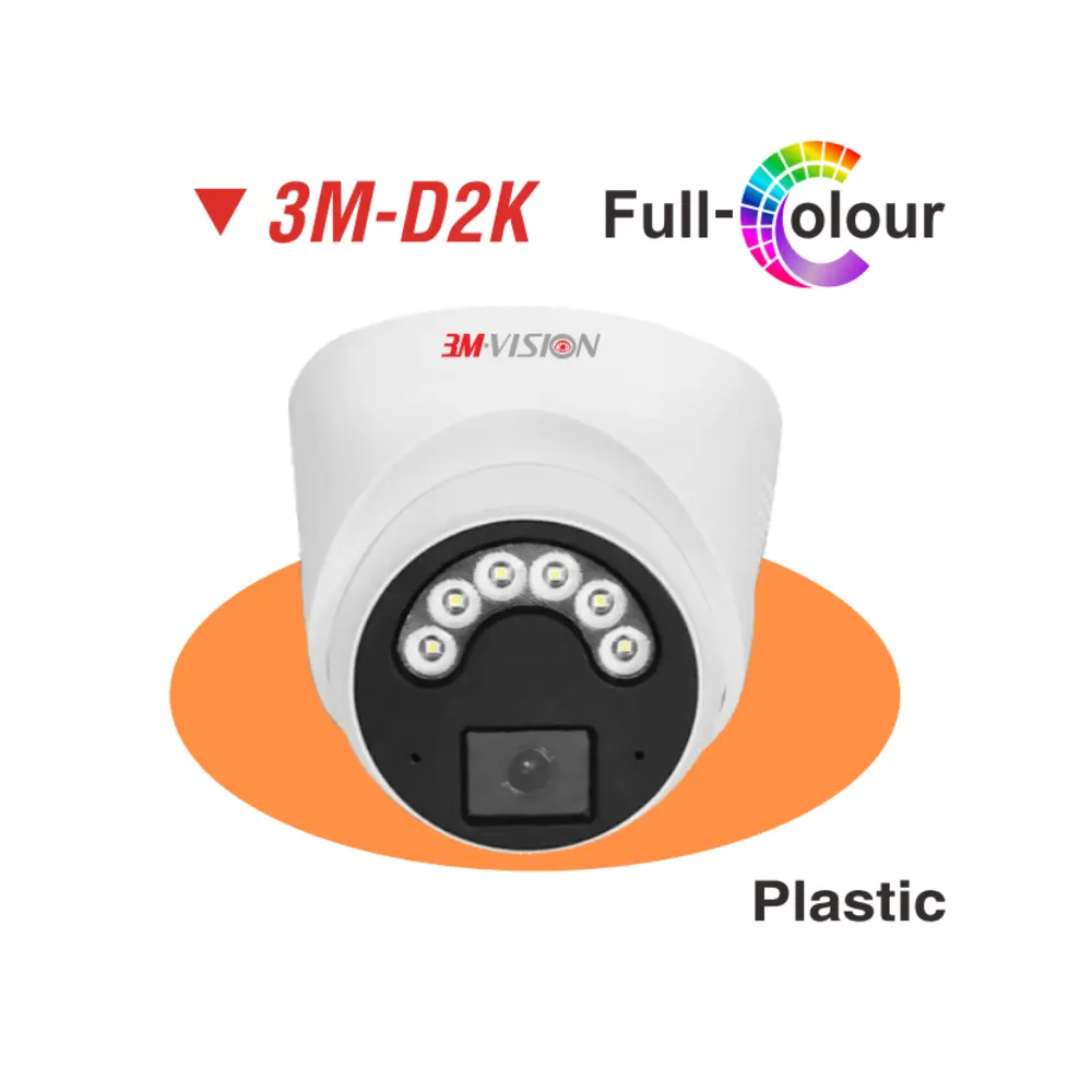3M Vision 3M-D1P 2MP Full-Colour Turret Camera